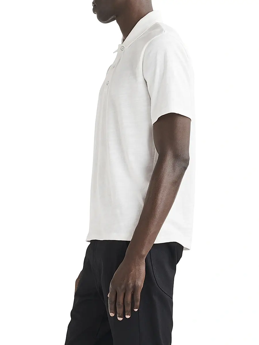 rag & bone Men's Classic Flame Polo Shirt | Thumbnail 4 rag & bone Men's Classic Flame Polo Shirt | Thumbnail 4
