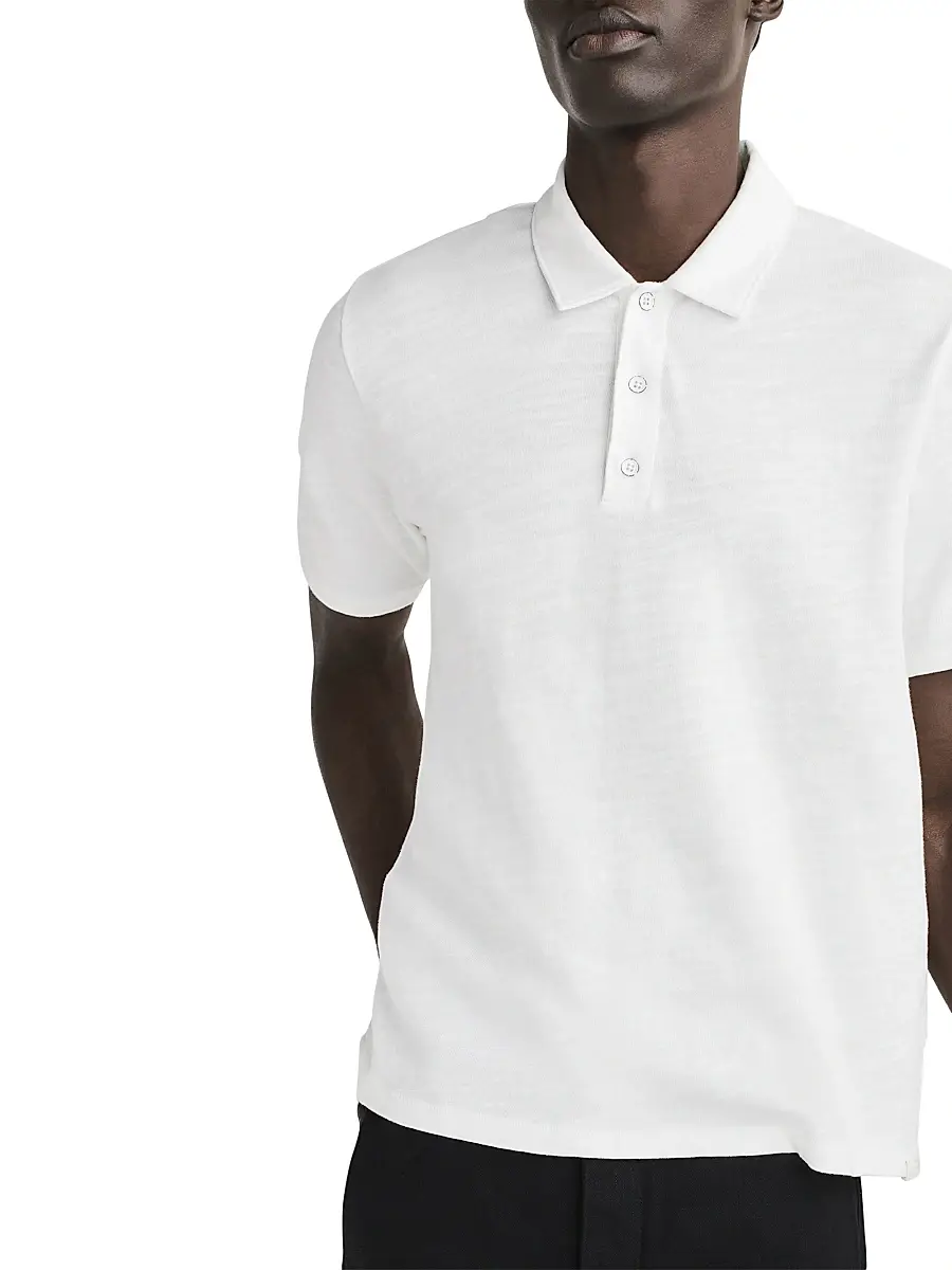 rag & bone Men's Classic Flame Polo Shirt | Thumbnail 6 rag & bone Men's Classic Flame Polo Shirt | Thumbnail 6