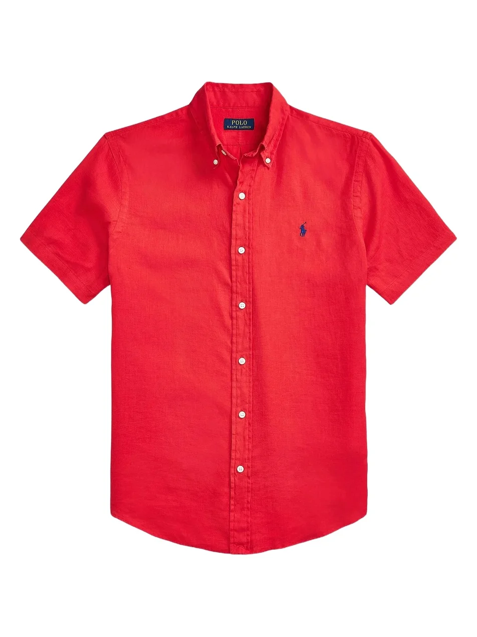 Polo Ralph Lauren Men's Classic-Fit Short-Sleeve Linen Shirt