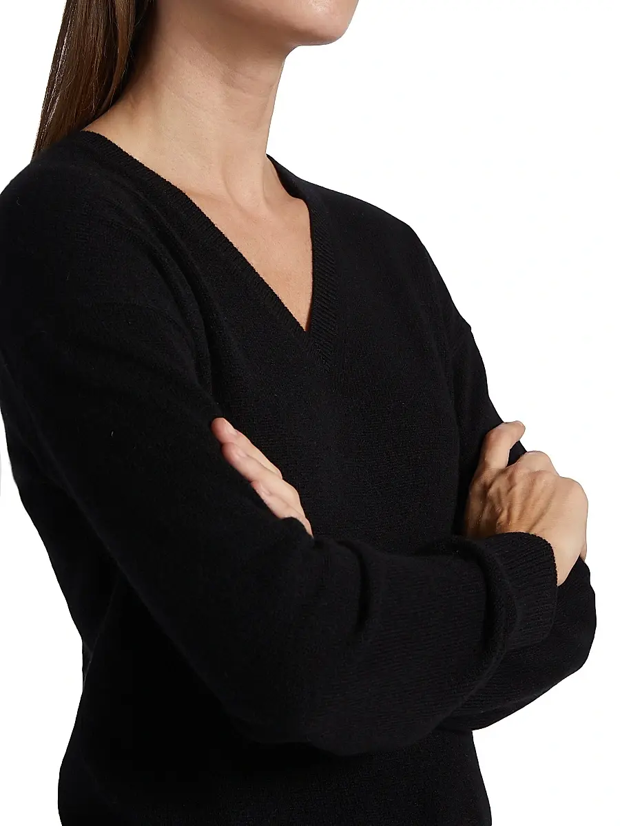 Theory Women's Easy V-Neck Cashmere Sweater | Thumbnail 6