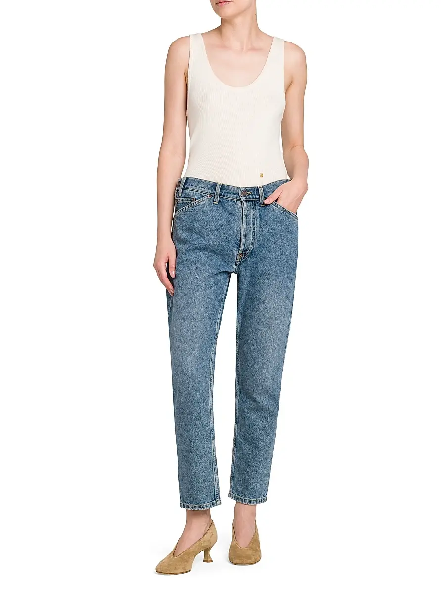 MOSCHINO Women's Ultrafine Wool-Silk Tank | Thumbnail 2 MOSCHINO Women's Ultrafine Wool-Silk Tank | Thumbnail 2