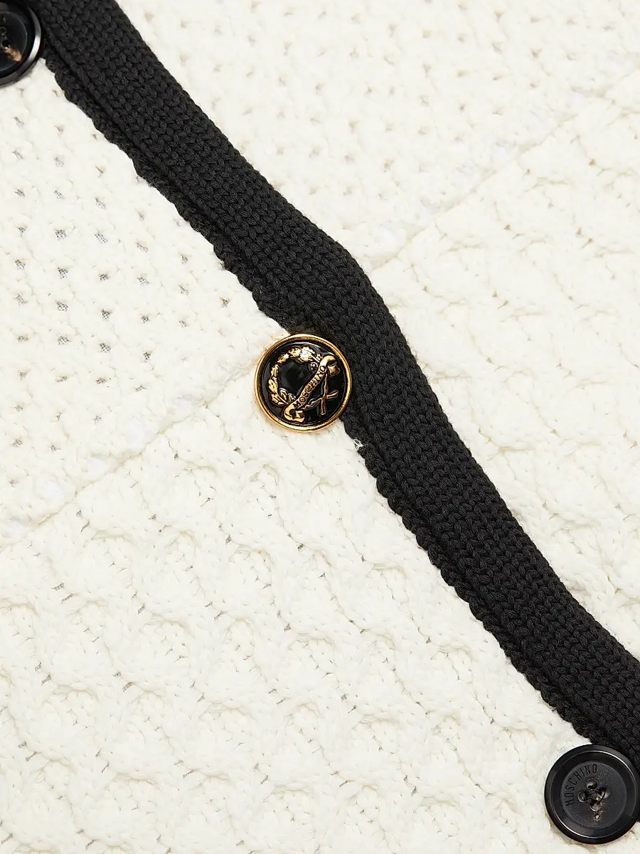 MOSCHINO Women's Textured Knit Jacket | Thumbnail 7 MOSCHINO Women's Textured Knit Jacket | Thumbnail 7