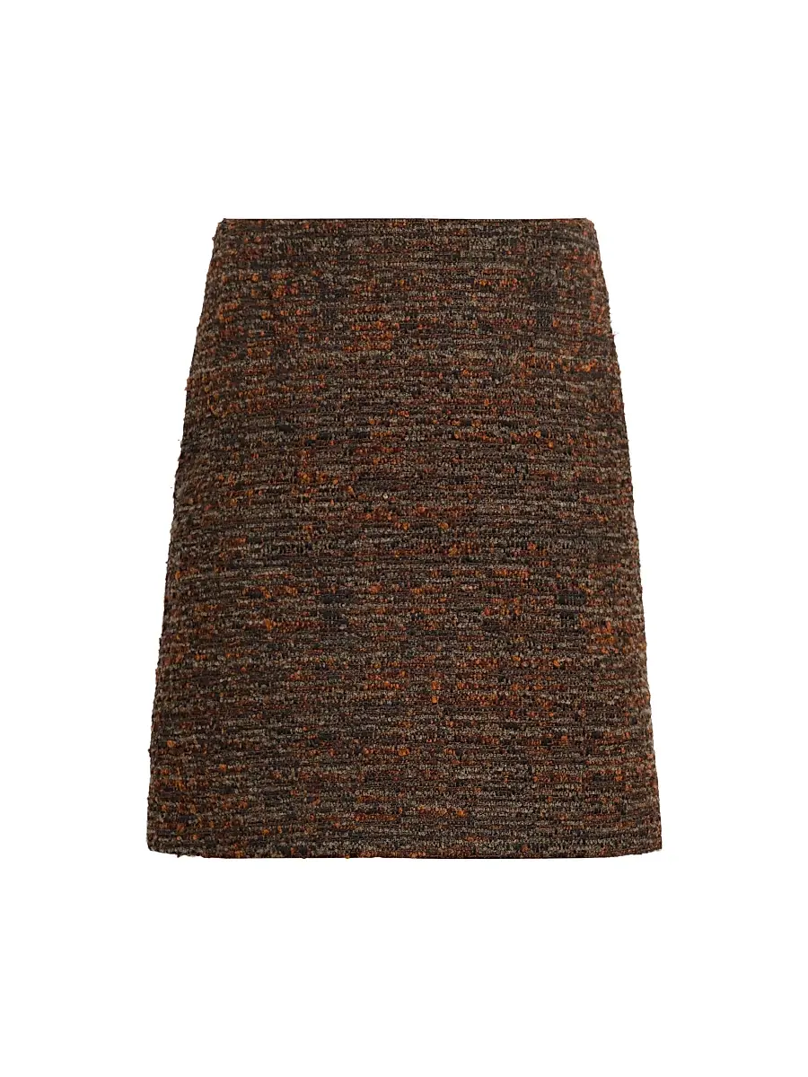 Alberta Ferretti Women's Bouclé Slim Miniskirt | Image 1 Alberta Ferretti Women's Bouclé Slim Miniskirt | Image 1