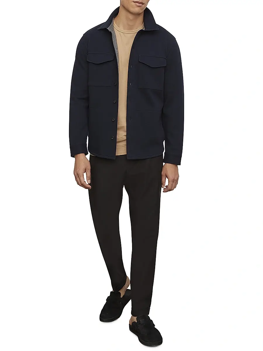 Vince Men's Cotton-Blend Shirt Jacket | Thumbnail 2