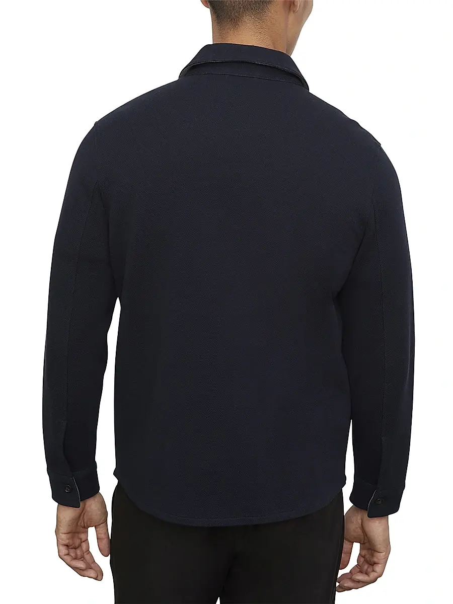 Vince Men's Cotton-Blend Shirt Jacket | Thumbnail 5