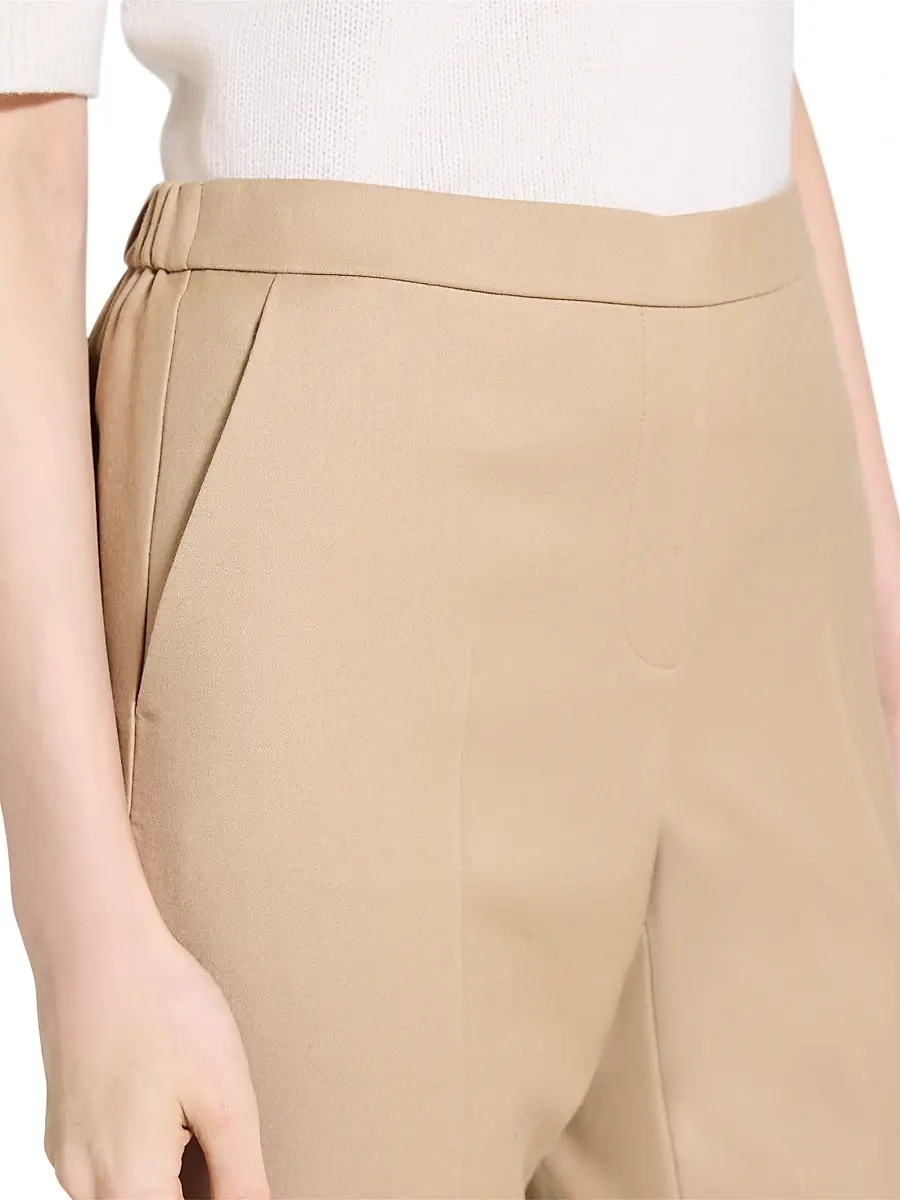 Theory Women's Treeca Wool Crop Trousers | Thumbnail 6 Theory Women's Treeca Wool Crop Trousers | Thumbnail 6