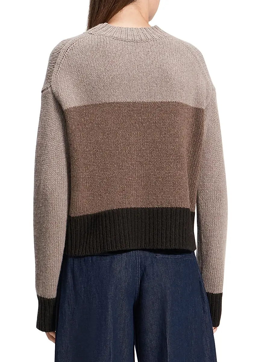 Theory Women's Colorblock Crewneck Sweater | Thumbnail 5
