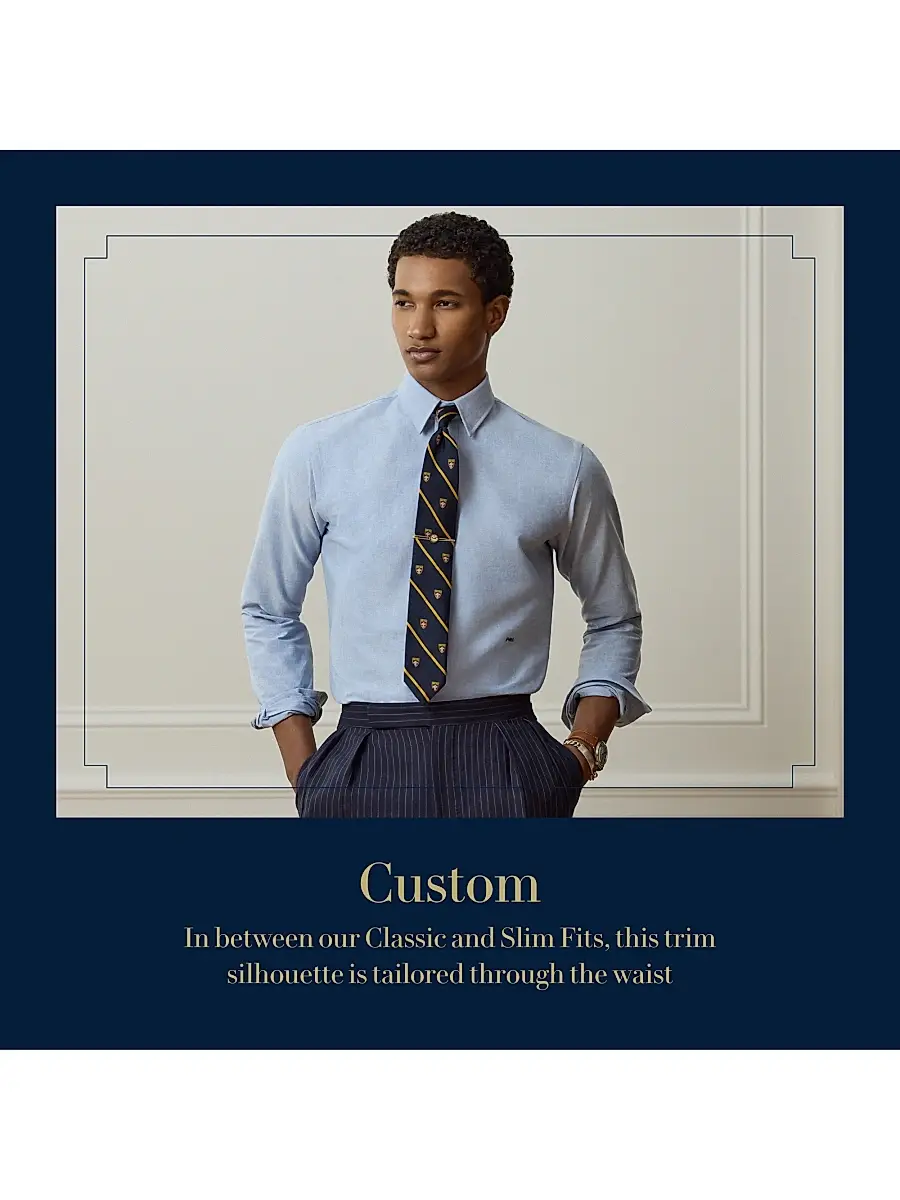 Polo Ralph Lauren Men's Cotton Dress Shirt | Thumbnail 6 Polo Ralph Lauren Men's Cotton Dress Shirt | Thumbnail 6