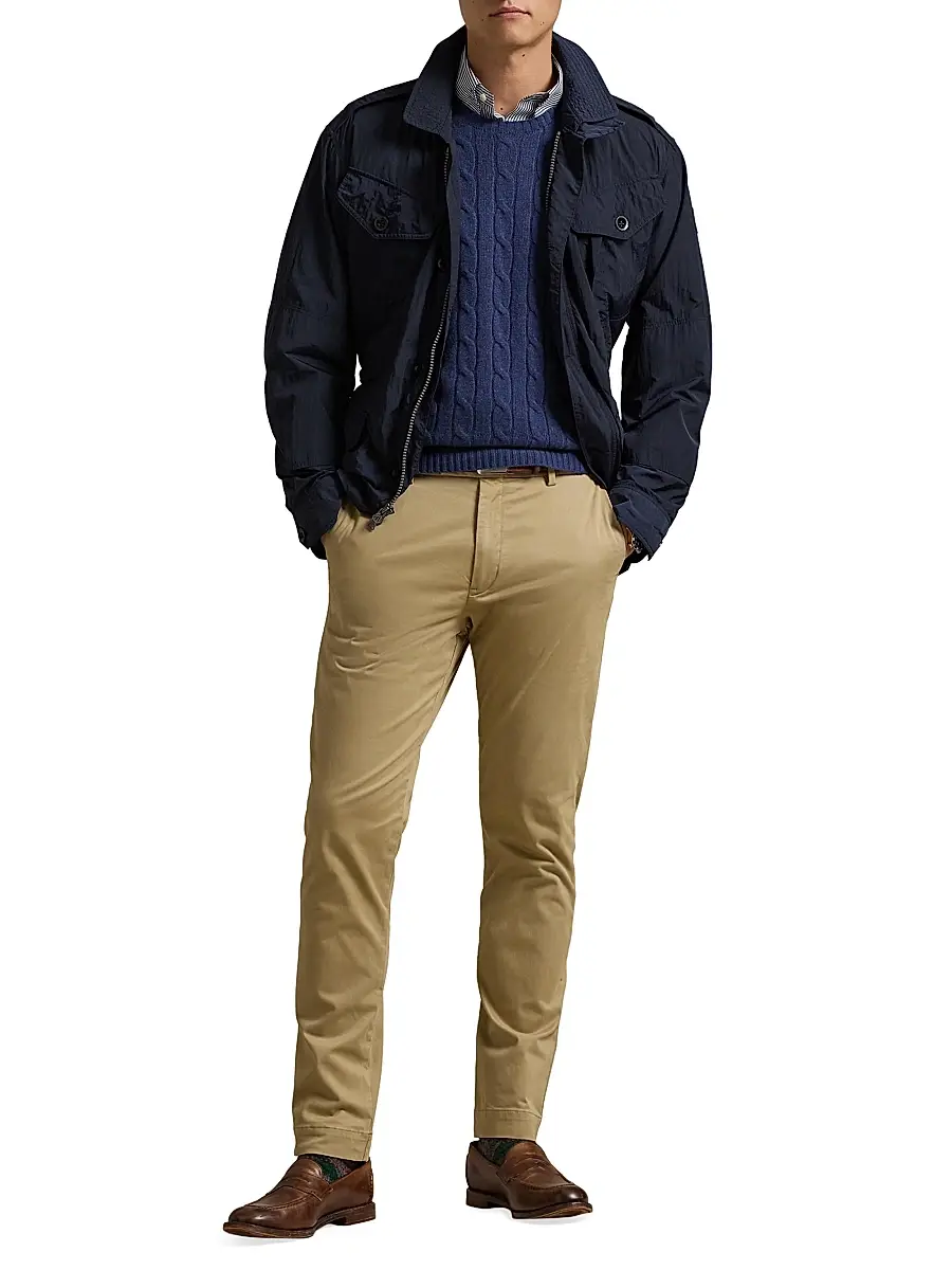 Polo Ralph Lauren Men's Jarrett Stretch-Slim-Fit Sateen Pants | Thumbnail 2