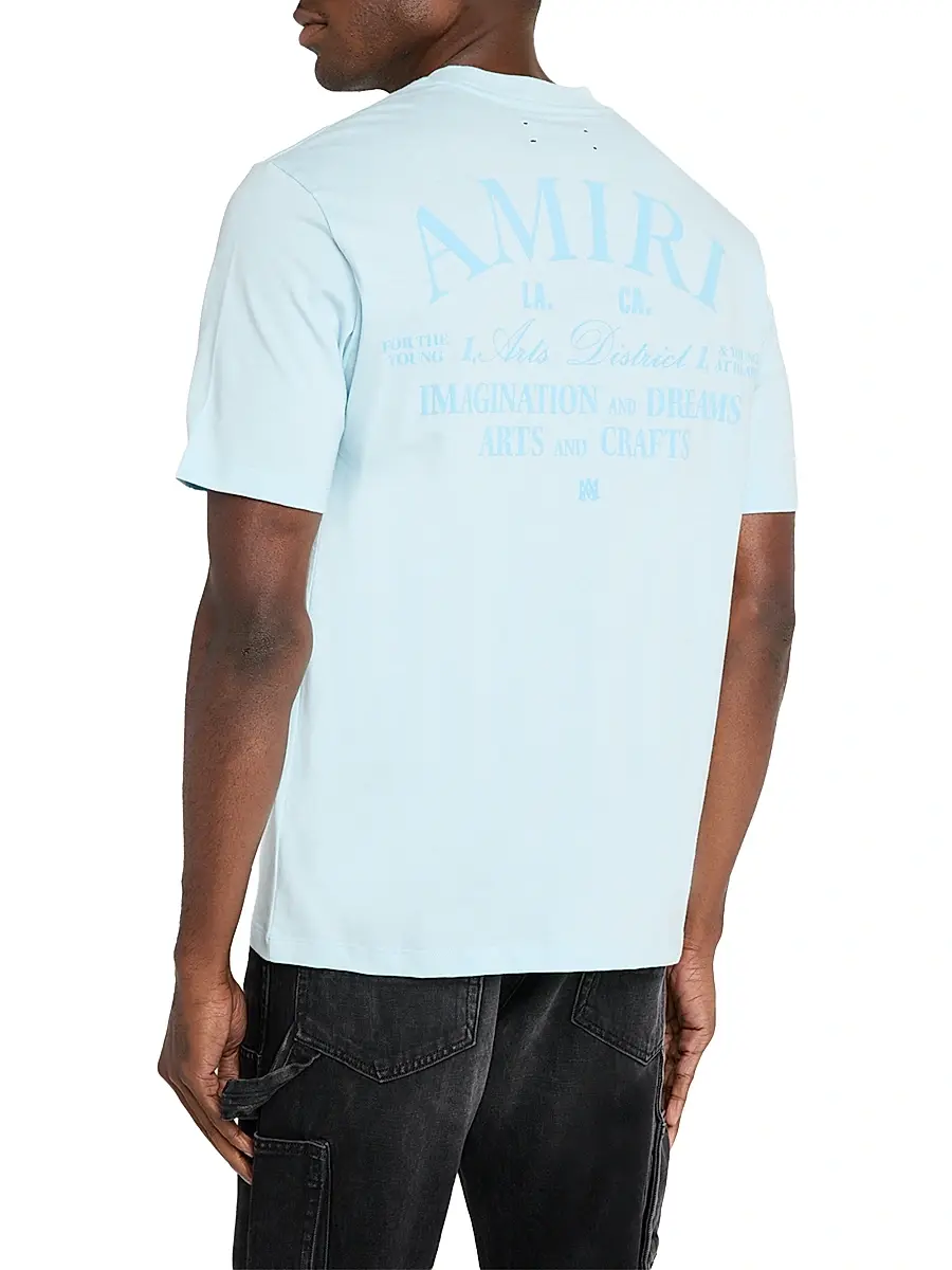 AMIRI Men's Arts Logo Graphic Cotton T-Shirt | Thumbnail 4