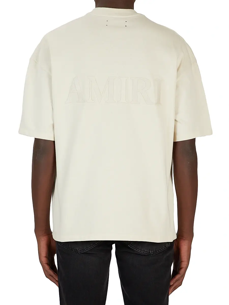 AMIRI Men's Logo Oversized Crewneck T-Shirt | Thumbnail 2 AMIRI Men's Logo Oversized Crewneck T-Shirt | Thumbnail 2