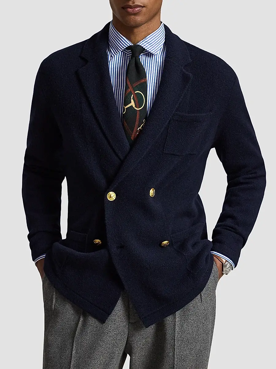 Polo Ralph Lauren Men's Aviator Cashmere Cardigan | Thumbnail 4 Polo Ralph Lauren Men's Aviator Cashmere Cardigan | Thumbnail 4