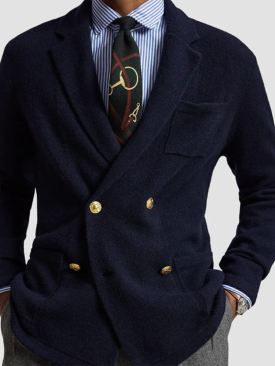 Polo Ralph Lauren Men's Aviator Cashmere Cardigan | Thumbnail 5 Polo Ralph Lauren Men's Aviator Cashmere Cardigan | Thumbnail 5