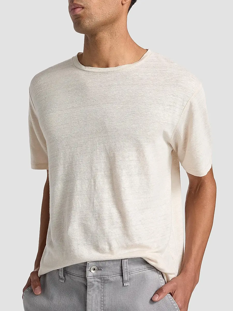 rag & bone Men's Classic Linen T-Shirt | Thumbnail 6 rag & bone Men's Classic Linen T-Shirt | Thumbnail 6