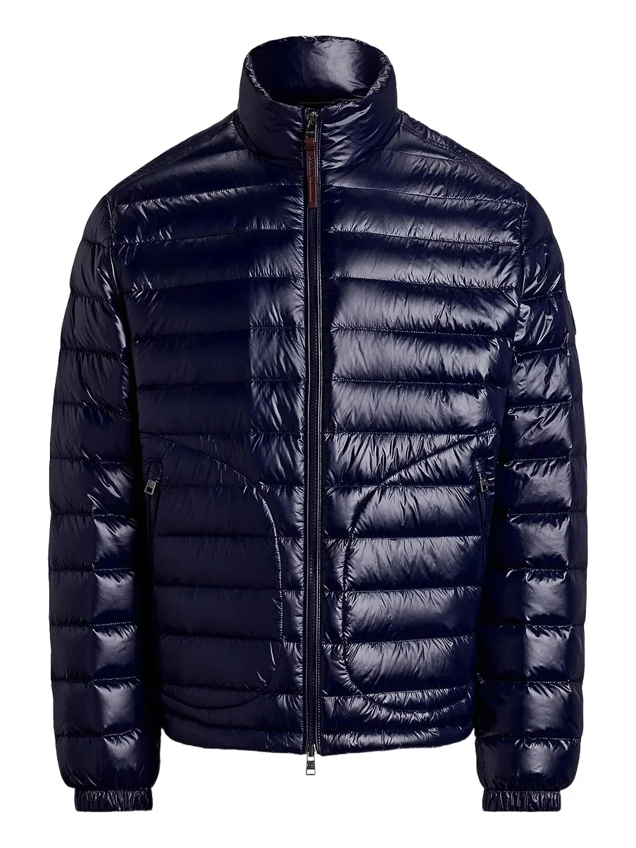 Polo Ralph Lauren Men's Glossy Quilted Down Zip-Up Jacket