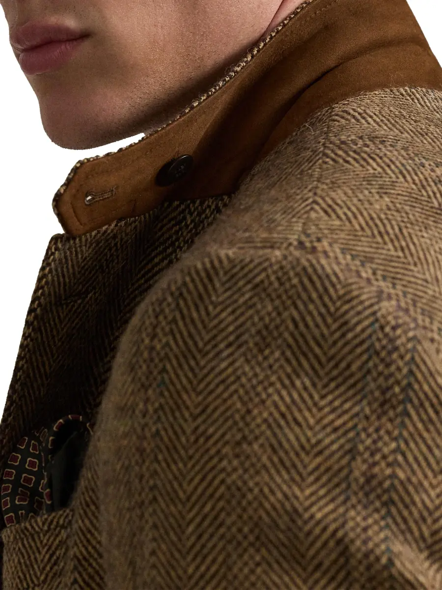 Polo Ralph Lauren Men's Herringbone Wool-Suede Blazer | Thumbnail 7 Polo Ralph Lauren Men's Herringbone Wool-Suede Blazer | Thumbnail 7