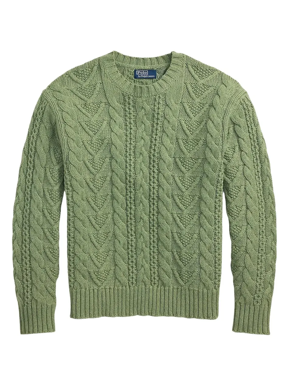 Polo Ralph Lauren Men's Cotton-Blend Fisherman Sweater