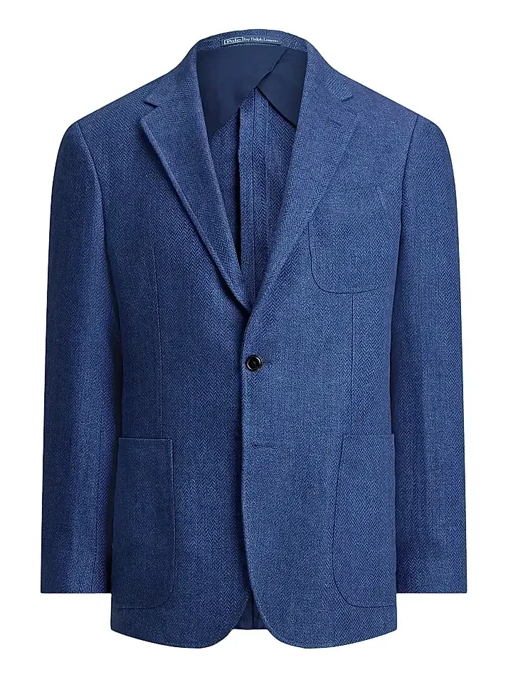 Polo Ralph Lauren Men's Tonal Herringbone Linen Sport Coat
