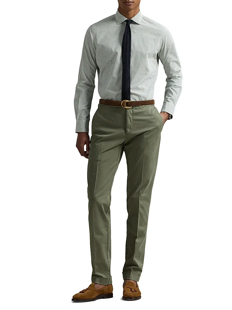 Polo Ralph Lauren Men's Classic-Fit Gingham Poplin Shirt | Thumbnail 2