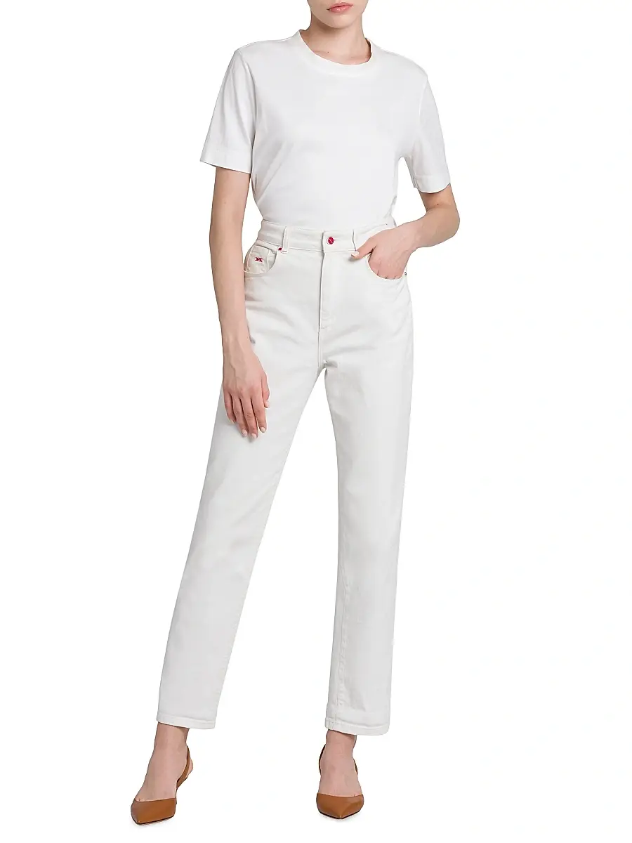 Kiton Women's Cashmere-Silk Jersey T-Shirt | Thumbnail 2