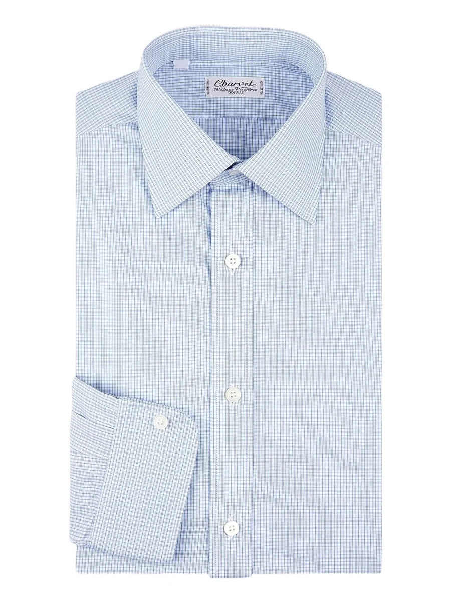 Men's Check Cotton Dress Shirt Men's Check Cotton Dress Shirt