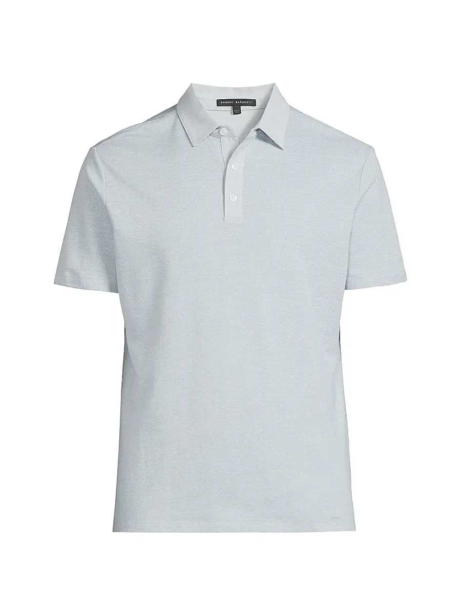 Robert Barakett Men's Roscoe Polo Shirt - Soft Teal - Size Small | Image 1 Robert Barakett Men's Roscoe Polo Shirt - Soft Teal - Size Small | Image 1