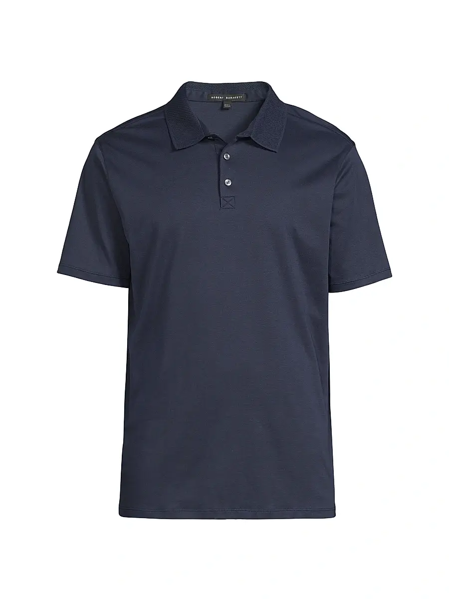 Robert Barakett Men's Georgia Polo Shirt - Blue Night | Image 1 Robert Barakett Men's Georgia Polo Shirt - Blue Night | Image 1