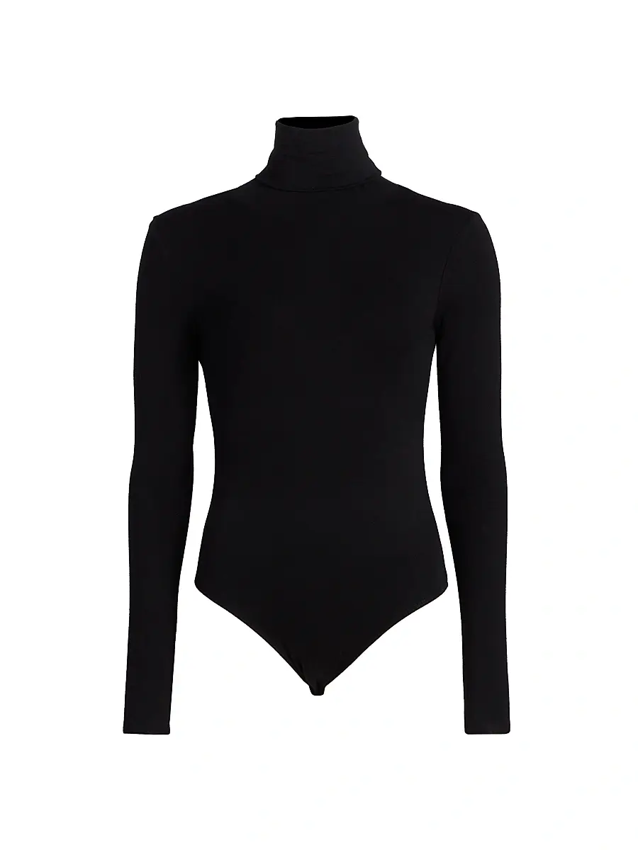 Sergio Hudson Women's Stretch Turtleneck Bodysuit - Black | Image 1 Sergio Hudson Women's Stretch Turtleneck Bodysuit - Black | Image 1