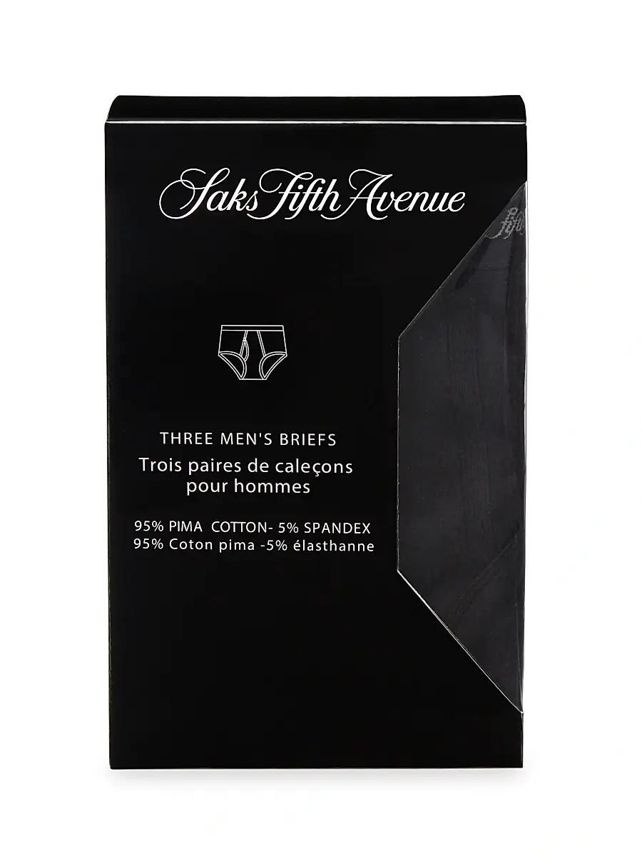 Saks Fifth Avenue Men's COLLECTION 3-Pack Boxer Briefs | Thumbnail 5 Saks Fifth Avenue Men's COLLECTION 3-Pack Boxer Briefs | Thumbnail 5