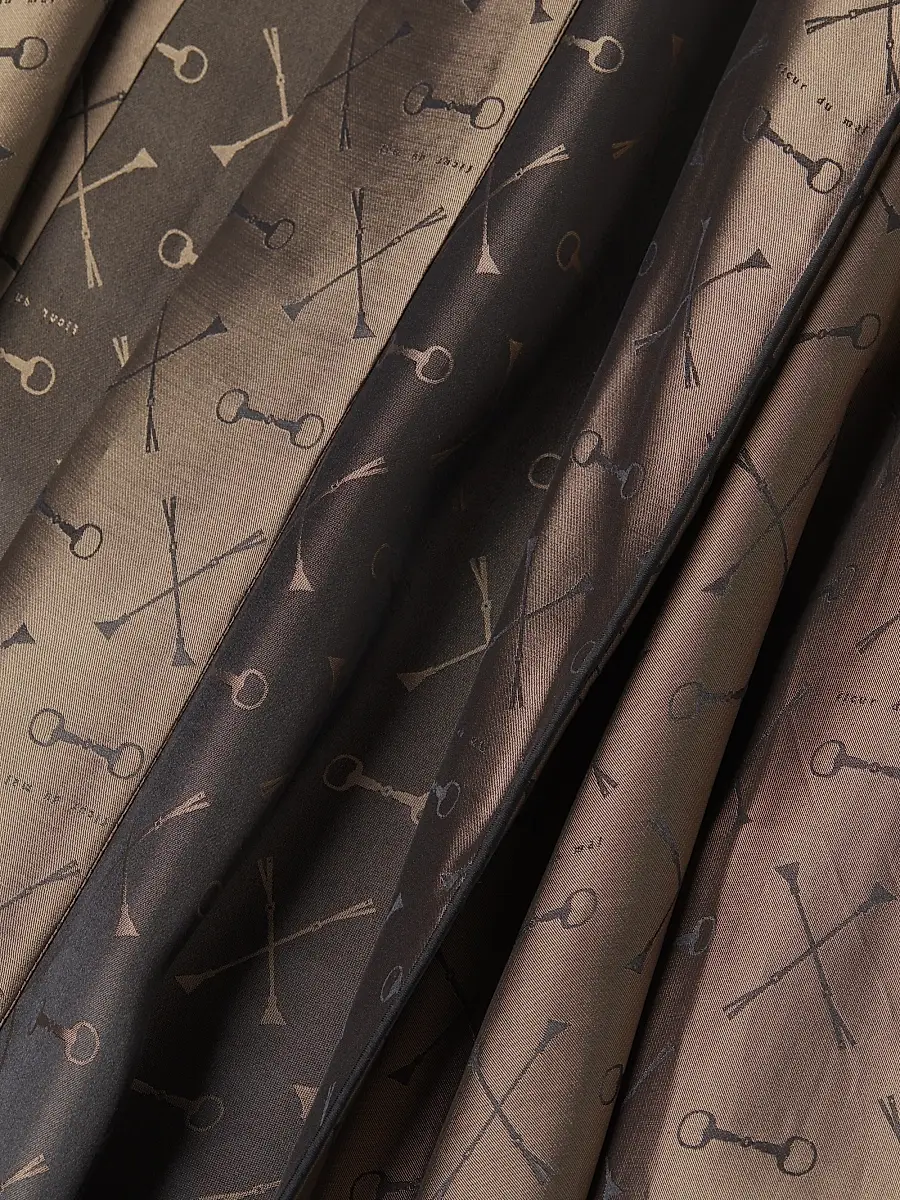 Fleur du Mal Men's Logo Jacquard Silk-Blend Robe | Thumbnail 6 Fleur du Mal Men's Logo Jacquard Silk-Blend Robe | Thumbnail 6