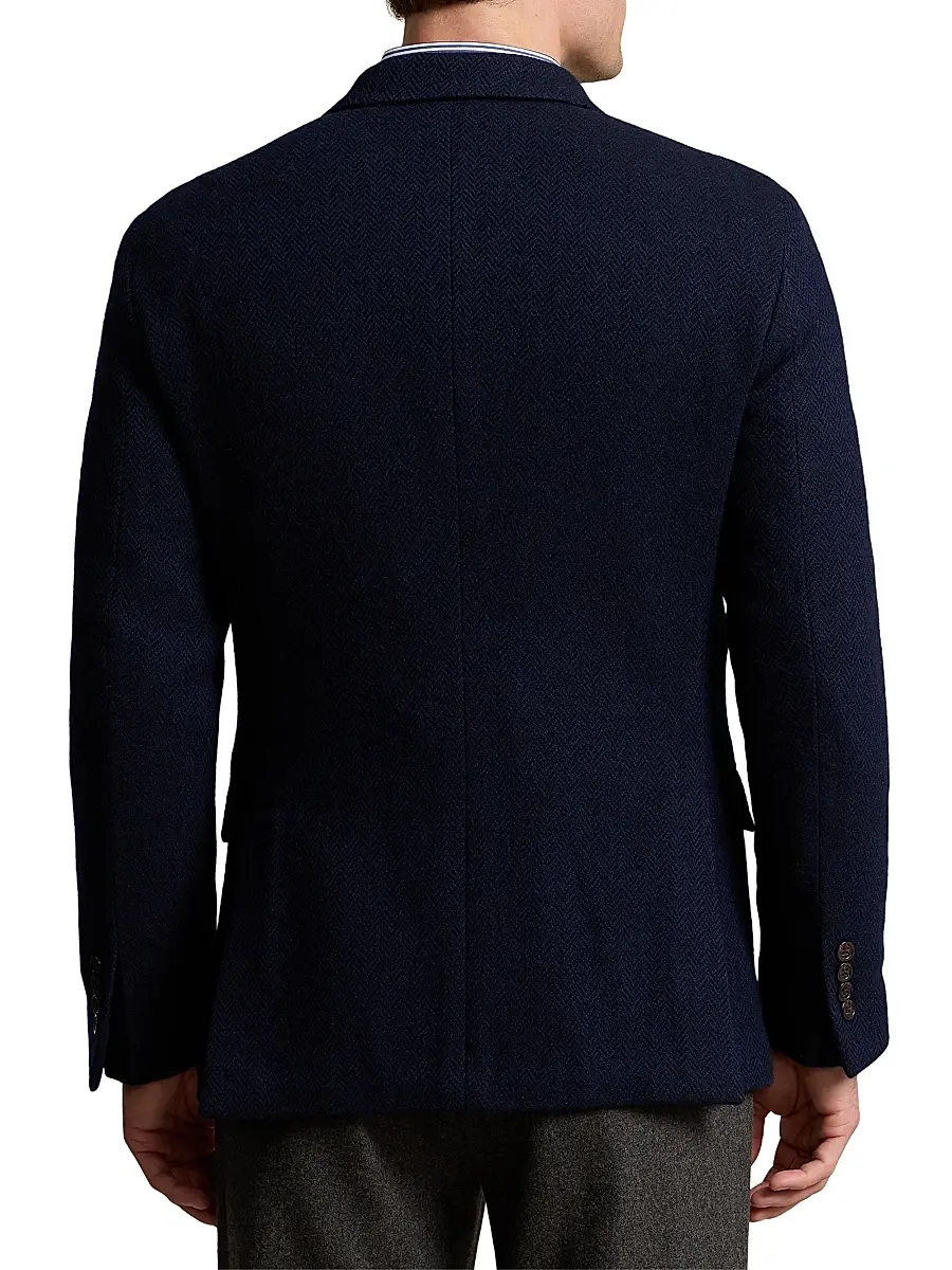Polo Ralph Lauren Men's Herringbone Wool-Blend Jacket | Thumbnail 4