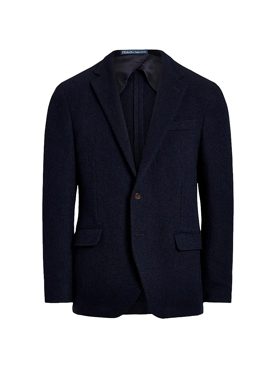 Polo Ralph Lauren Men's Herringbone Wool-Blend Jacket