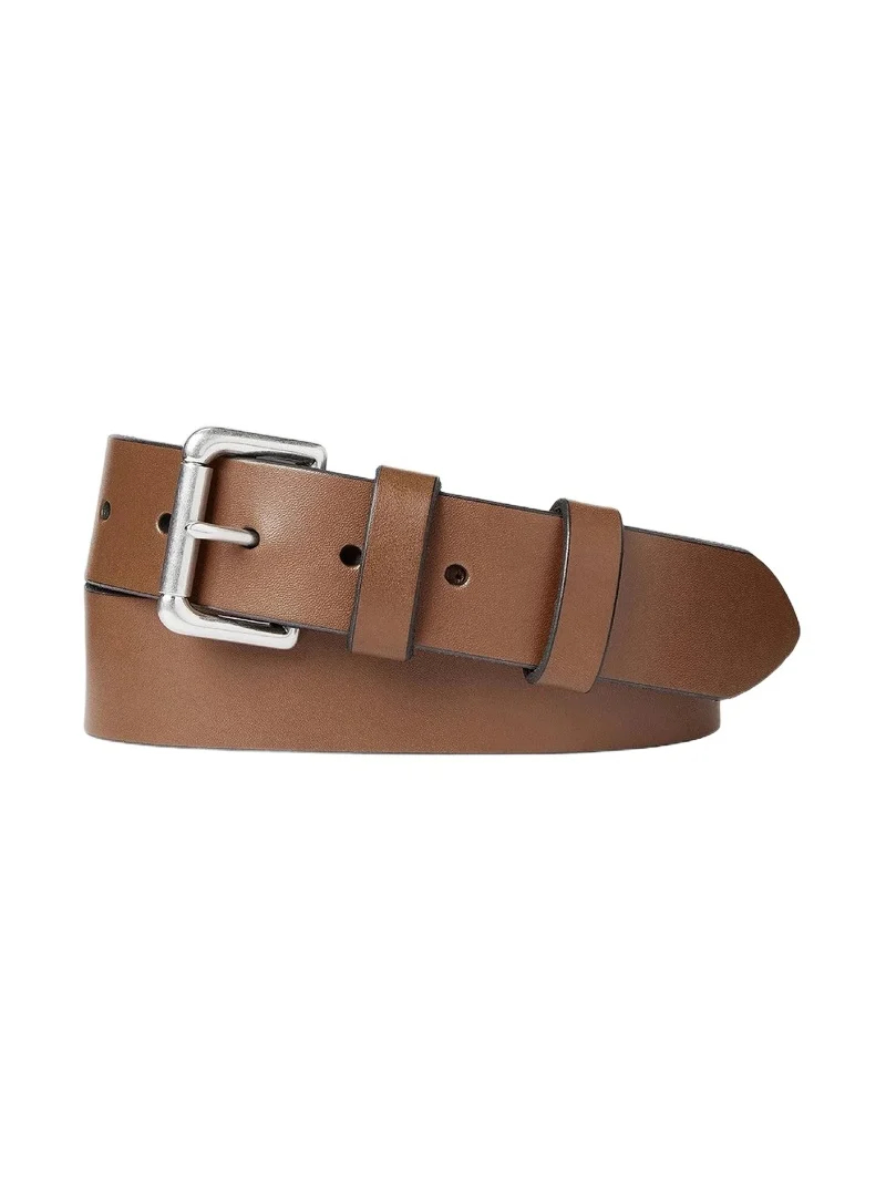 Polo Ralph Lauren Men's Saddle Patch Leather Belt