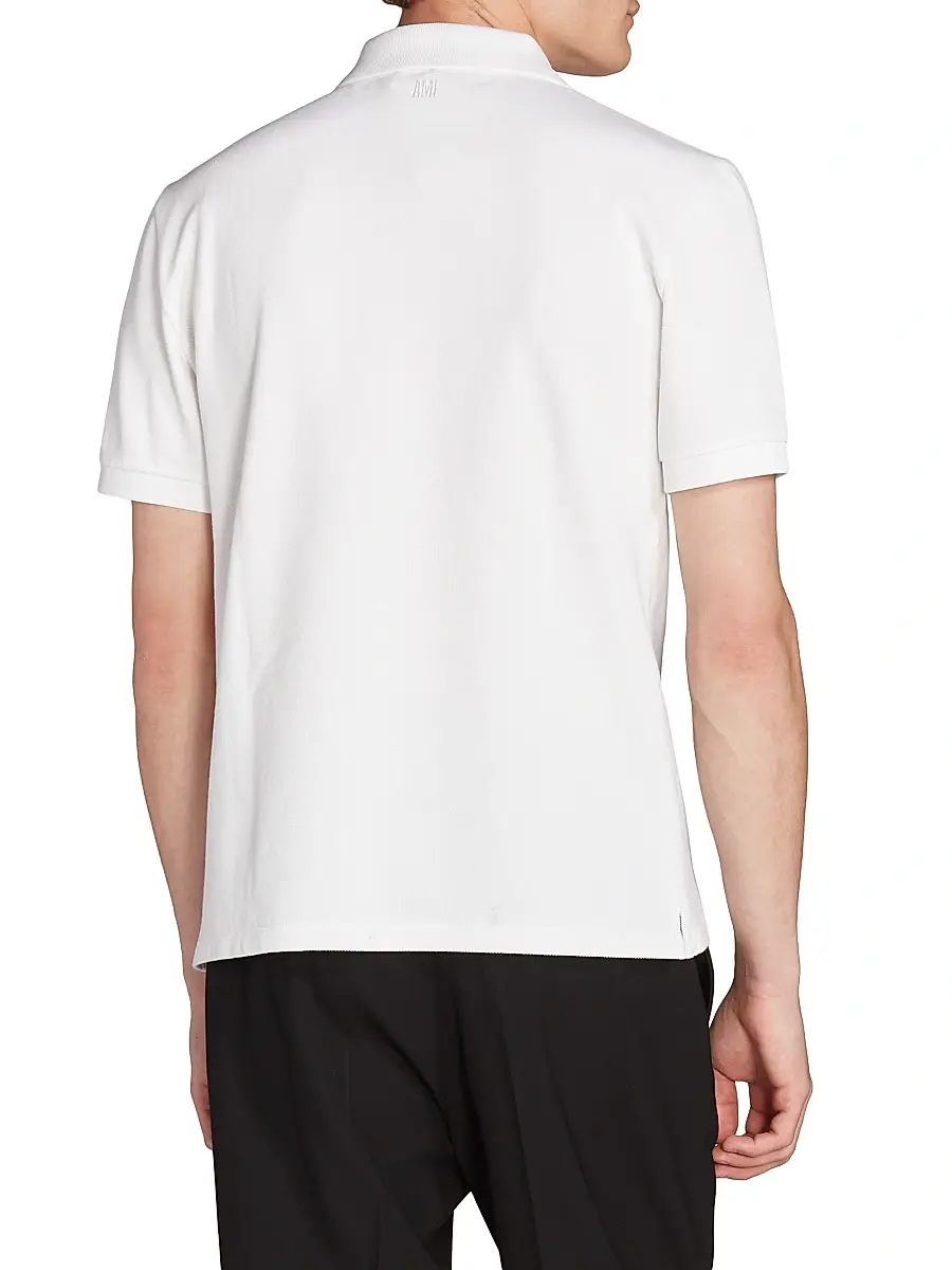 AMI PARIS Men's Ami De Coeur Polo Shirt | Thumbnail 5