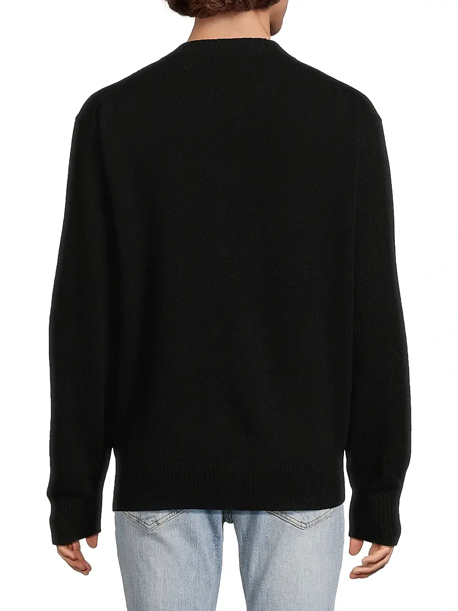 Sacai Men's Wool Zip-Front Cardigan | Thumbnail 5 Sacai Men's Wool Zip-Front Cardigan | Thumbnail 5