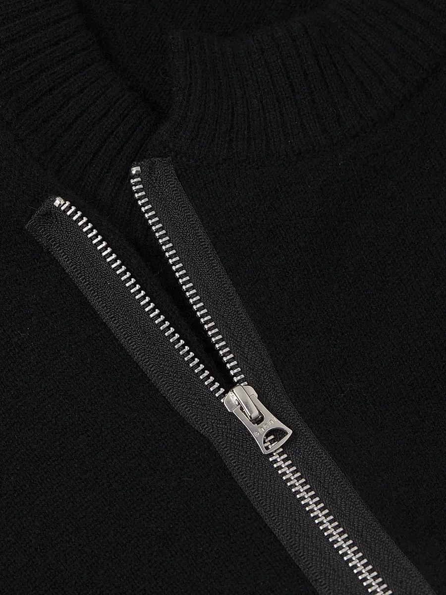 Sacai Men's Wool Zip-Front Cardigan | Thumbnail 6 Sacai Men's Wool Zip-Front Cardigan | Thumbnail 6