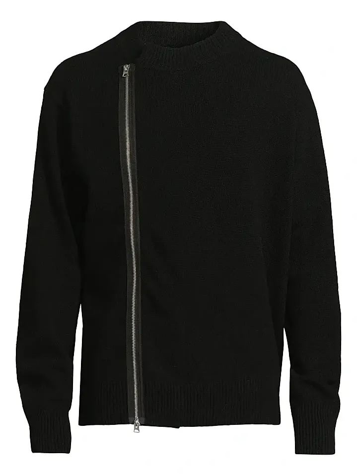 Men's Wool Zip-Front Cardigan Men's Wool Zip-Front Cardigan