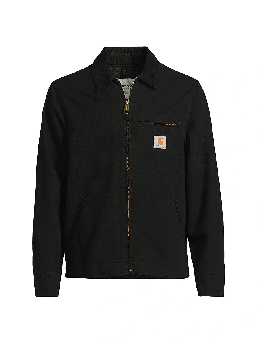 Carhartt WIP Men's OG Detroit Cotton Jacket - Black - Size XXL | Image 1 Carhartt WIP Men's OG Detroit Cotton Jacket - Black - Size XXL | Image 1
