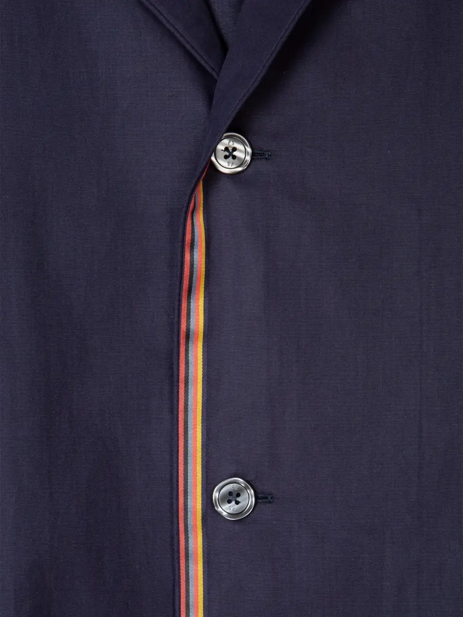 Paul Smith Men's 2-Piece Striped Trim Pajama Set | Thumbnail 5 Paul Smith Men's 2-Piece Striped Trim Pajama Set | Thumbnail 5