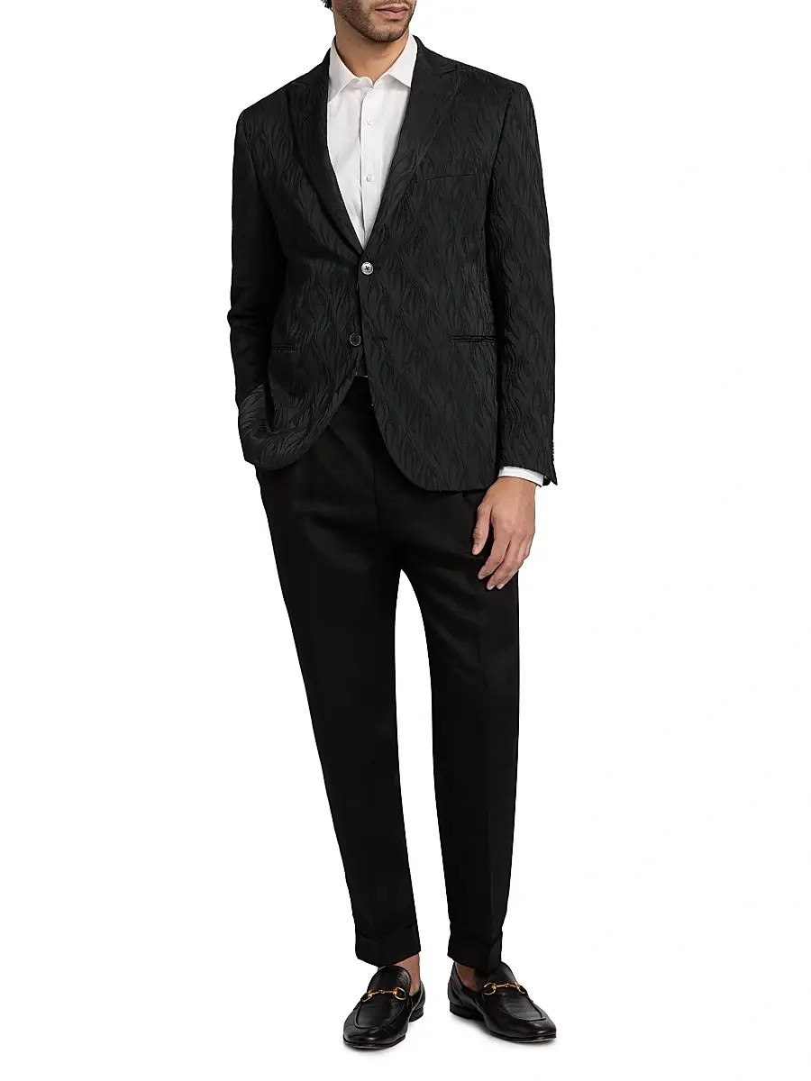 Reiss Men's Linen Crease-Front Belted Pants | Thumbnail 2 Reiss Men's Linen Crease-Front Belted Pants | Thumbnail 2