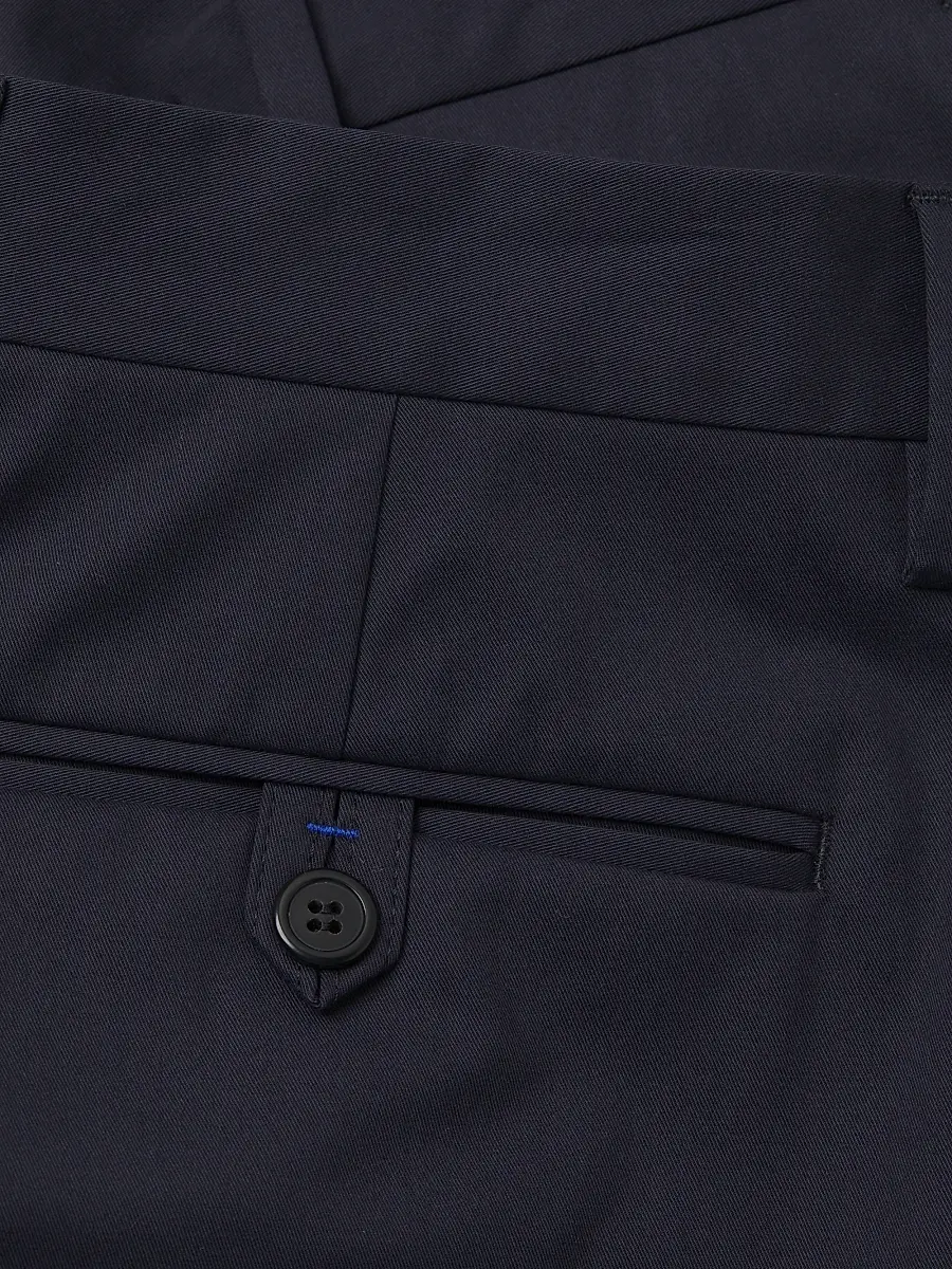 Paul Smith Men's Stretch-Twill Straight-Leg Trousers | Thumbnail 6 Paul Smith Men's Stretch-Twill Straight-Leg Trousers | Thumbnail 6