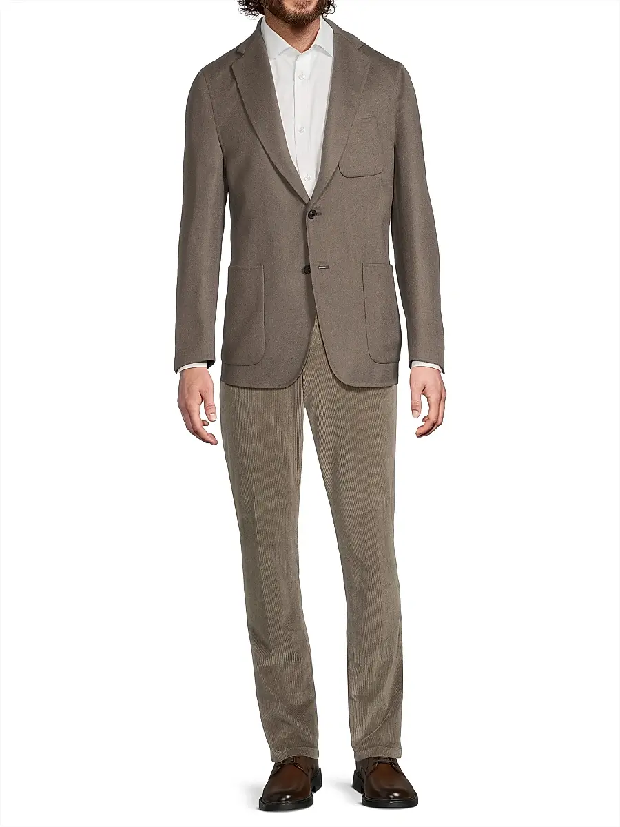 Canali Men's Double Blazer Jacket | Thumbnail 2