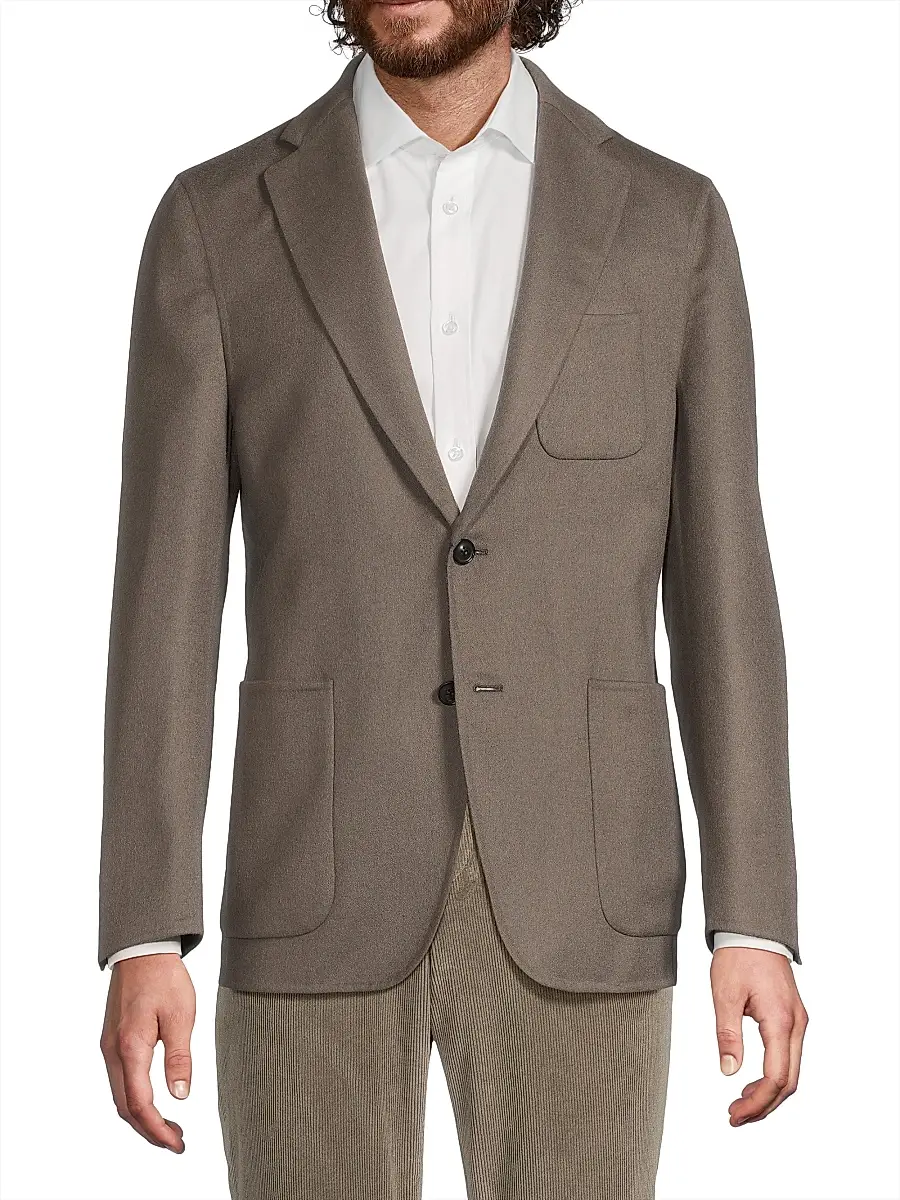 Canali Men's Double Blazer Jacket | Thumbnail 3