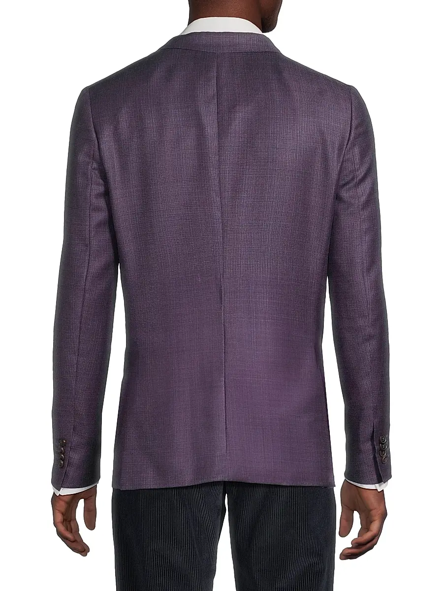 Paul Smith Men's Tribute to Photography Wool Two-Button Jacket | Thumbnail 5 Paul Smith Men's Tribute to Photography Wool Two-Button Jacket | Thumbnail 5