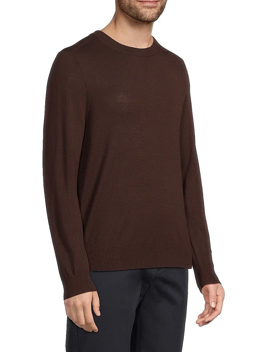 Paul Smith Men's Wool Crewneck Sweater | Thumbnail 4 Paul Smith Men's Wool Crewneck Sweater | Thumbnail 4