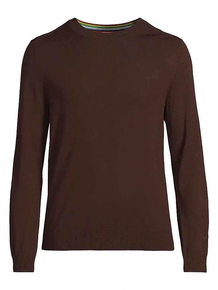 Men's Wool Crewneck Sweater