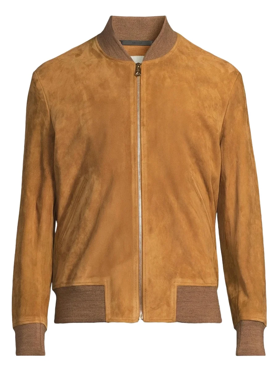 Paul Smith Men's Suede Bomber Jacket