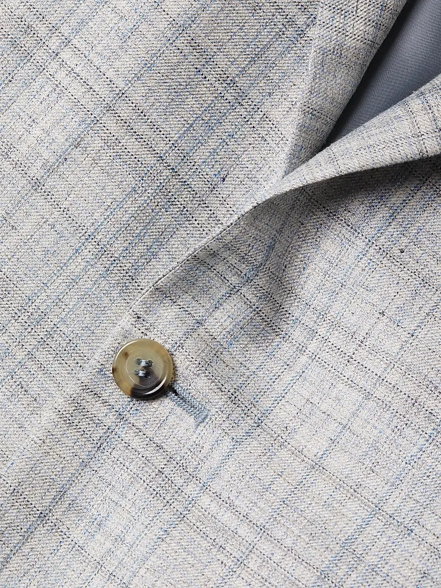 Canali Men's Scratch Wool-Silk-Linen Sportcoat | Thumbnail 6 Canali Men's Scratch Wool-Silk-Linen Sportcoat | Thumbnail 6