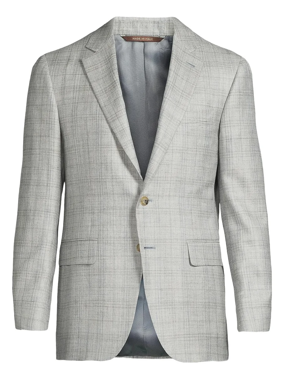 Men's Scratch Wool-Silk-Linen Sportcoat Men's Scratch Wool-Silk-Linen Sportcoat