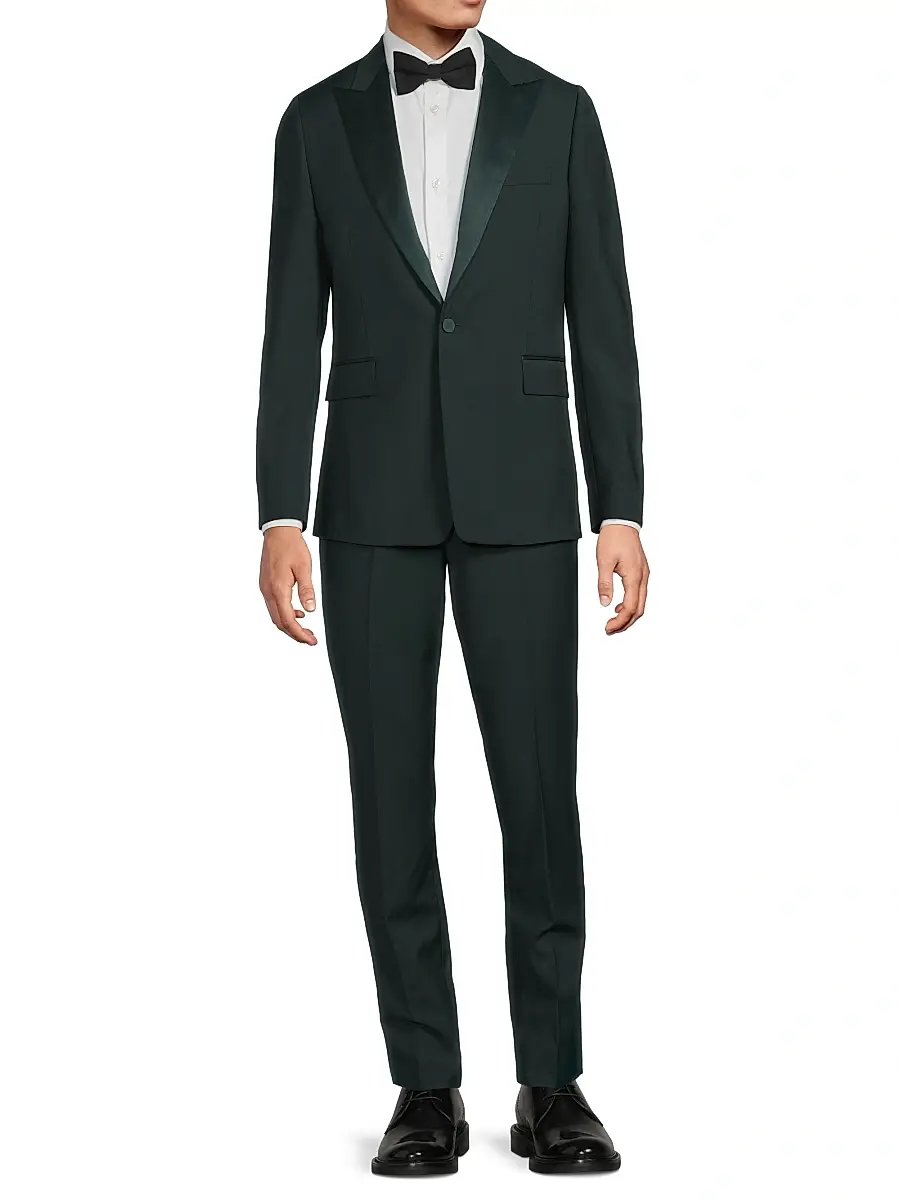 Paul Smith Men's Evening Wool-Blend Single-Breasted Suit | Thumbnail 2 Paul Smith Men's Evening Wool-Blend Single-Breasted Suit | Thumbnail 2